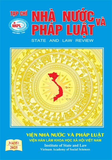 Mục lục Tạp chí Nhà nước và Pháp luật số 3 (435) năm 2025